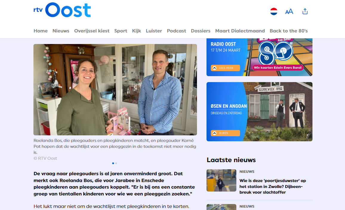 RTV Oost: pleegzorg