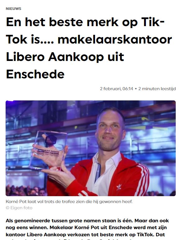RTV Oost: beste merk op TikTok